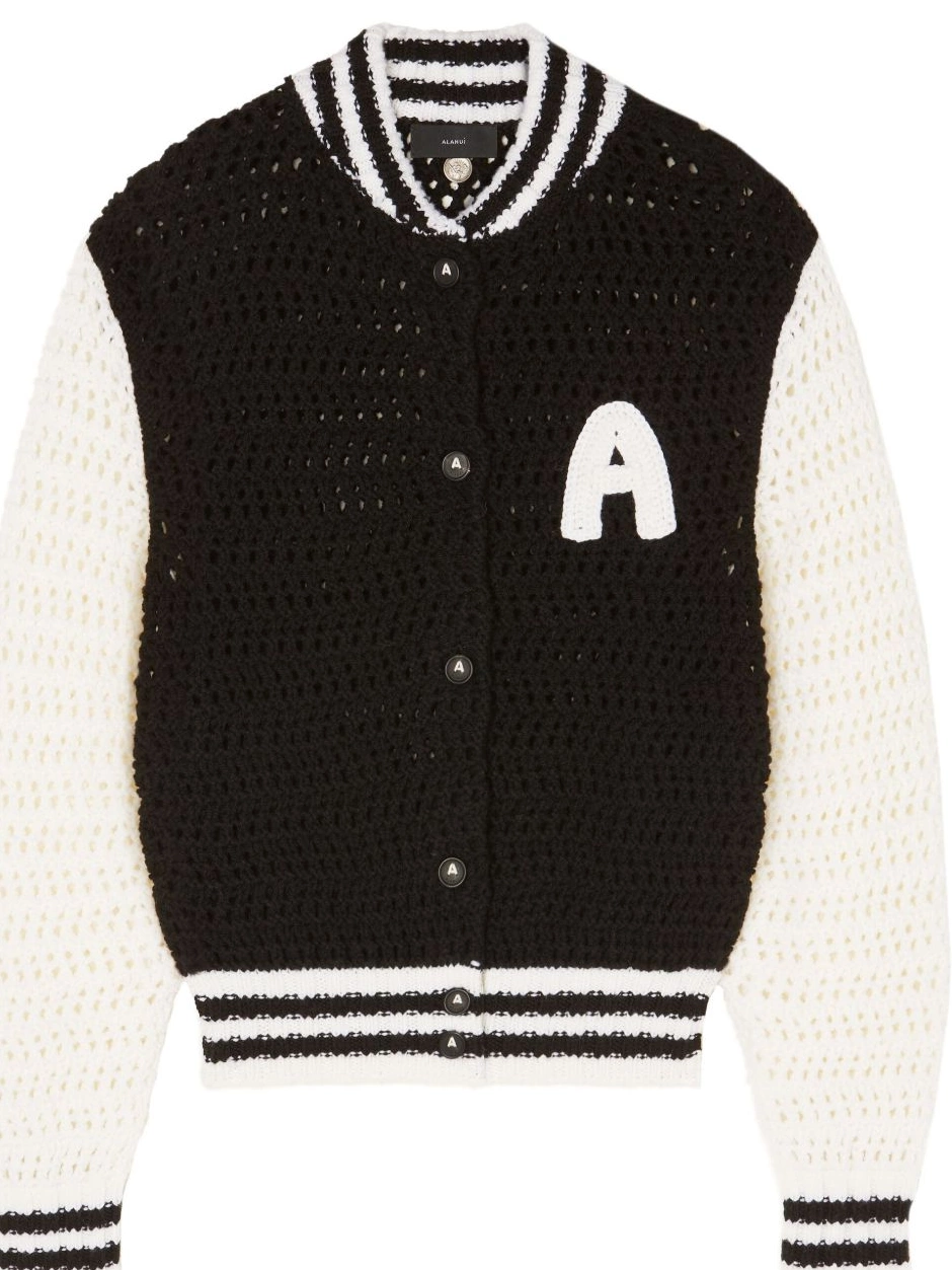 Affordable Women Alanui crochet-knit jacket bomber 0716